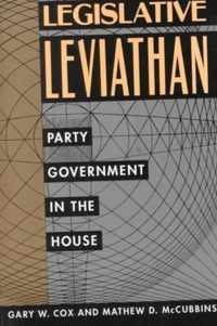 Legislative Leviathan - Party Government in the House (Paper)