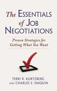 The Essentials of Job Negotiations
