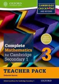 Complete Mathematics for Cambridge Lower Secondary Teacher Pack 3