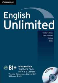 English Unlimited Intermediate A and B Teacher's Pack (Teacher's Book with DVD-ROM)