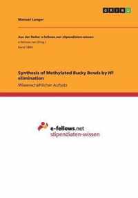 Synthesis of Methylated Bucky Bowls by HF elimination