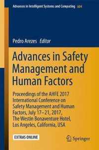 Advances in Safety Management and Human Factors