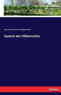 System des Voelkerrechts