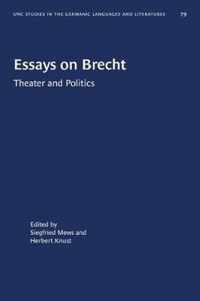 Essays on Brecht