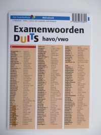 Examenwoorden Duits havo/vwo