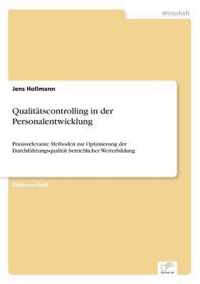 Qualitatscontrolling in der Personalentwicklung