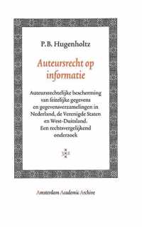 Amsterdam Academic Archive - Auteursrecht op informatie