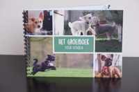 Het groeiboek voor honden (A5) - hondenboek - dierenboek - honden informatie - plakboek