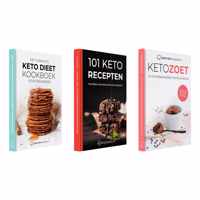 Keto compleet pakket - Keto Zoet - 101 Keto recepten - Het complete Keto boek - Keto dieet kookboek - Keto Zoet - Receptenboek - Kookboek - Keto dieet - Lekker en Makkelijk - Gezond - Het Keto Plan - Meer energie - Fitheid - Brood en Pasta
