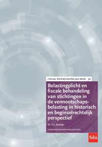 Belastingplicht en fiscale behandeling van stichtingen in de vennootschapsbelasting in historisch en beginselrechtelijk perspectief - H.J. Bresser -