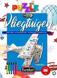 Eureka 3D Puzzle Books Kleur- en Puzzelboek - Vliegtuigen