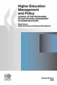 Higher Education Management and Policy, Volume 20 Issue 2: Journal of the Programme on Institutional Management in Higher Education -- Special Issue