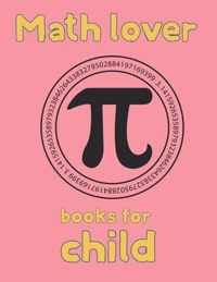 Math lover books for child