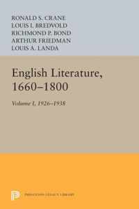 English Literature, Volume 1 - 1660-1800