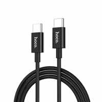 Hoco X23B Charge&Synch USB-C naar USB-C Kabel Zwart 1 meter