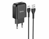 Hoco Vigour Travel Charger Set USB-C - Zwart