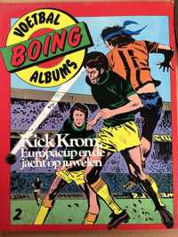 Voetbal stripboek Boing 2 Kick Krom europacup