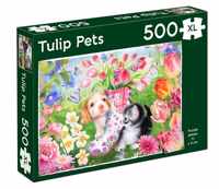 XL Puzzel - Tulip Pets (500 Stukjes XL)