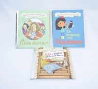 Set van 3 leerzame geschiedenis kinderboeken (hardcover)