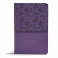KJV Giant Print Reference Bible, Purple LeatherTouch, Indexed