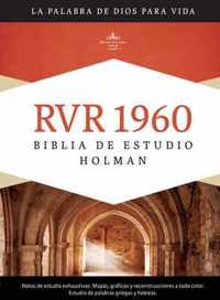 RVR 1960 Biblia de Estudio Holman, tapa dura con indice