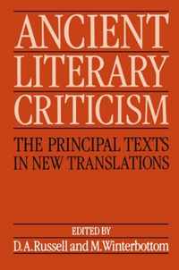 Ancient Literary Criticism The Principal