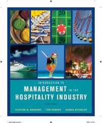 Introduction To Management In The Hospitality Industry