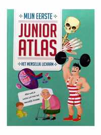 Het Menselijk Lichaam: Mijn eerste junior atlas. Hardcover - 33 x 25 cm.