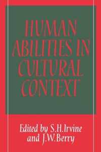 Human Abilities in Cultural Context