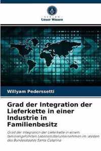 Grad der Integration der Lieferkette in einer Industrie in Familienbesitz