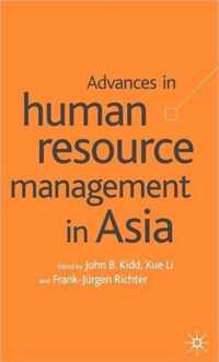 Advances in Human Resource Management in Asia