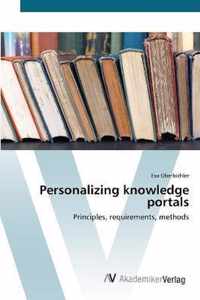 Personalizing knowledge portals