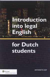 Introduction into legal English for Dutch students
