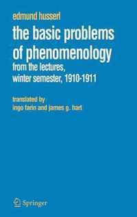 The Basic Problems of Phenomenology