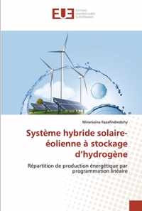 Systeme hybride solaire-eolienne a stockage d'hydrogene