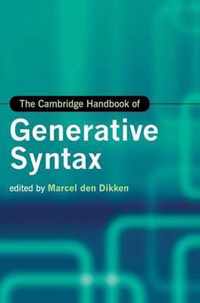 The Cambridge Handbook of Generative Syntax