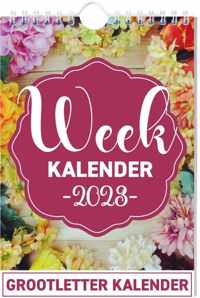 Grootletter Bloemen weekkalender - Interstat - Spiraalgebonden (9789464323634)