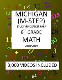 8th Grade MICHIGAN M-STEP, 2019 MATH, Test Prep: