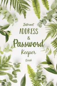 Internet Address & Password Keeper Book