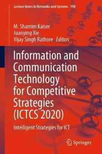 Information and Communication Technology for Competitive Strategies ICTCS 2020