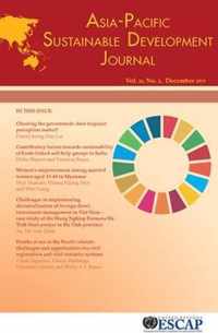 Asia-Pacific Sustainable Development Journal 2019, Issue No. 2