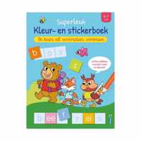 Superleuk kleur- en stickerboek - Ik kan al woorden vormen (6-7 j.)