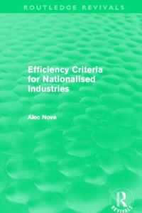 Efficiency Criteria for Nationalised Industries