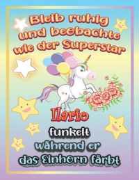 Bleib ruhig und beobachte wie Superstar Ilario funkelt wahrend sie das Einhorn farbt