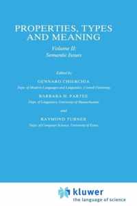 Properties, Types and Meaning: Volume II