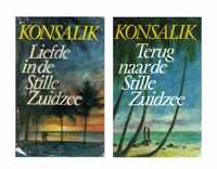 2x Konsalik boek - Terug naar de & Liefde in de stille zuidzee