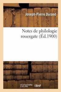 Notes de Philologie Rouergate