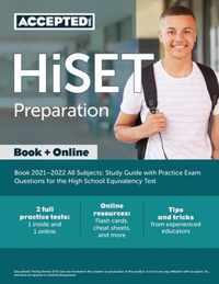 HiSET Preparation Book 2021-2022 All Subjects