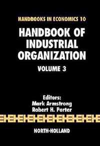 Handbook of Industrial Organization