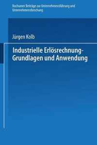 Industrielle Erlösrechnung  Grundlagen Und Anwendung